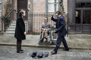 Sergio Castellitto e Rocco Papaleo durante una scena del film "La Buca", regia di Daniele Ciprì Roma-Svizzera 2013-2014