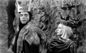 Macbeth (1948) Directed by Orson Welles Shown from left: Orson Welles (as Macbeth), Jeanette Nolan (as Lady Macbeth)